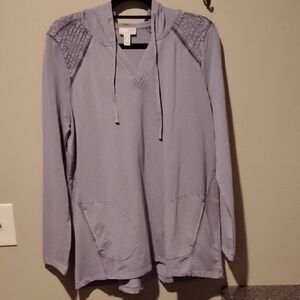 LOGO by Lori Goldstein Light Purple Hoodie